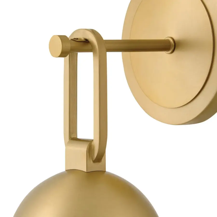 Bowie LED Wall Sconce in Lacquered Brass - Image 4