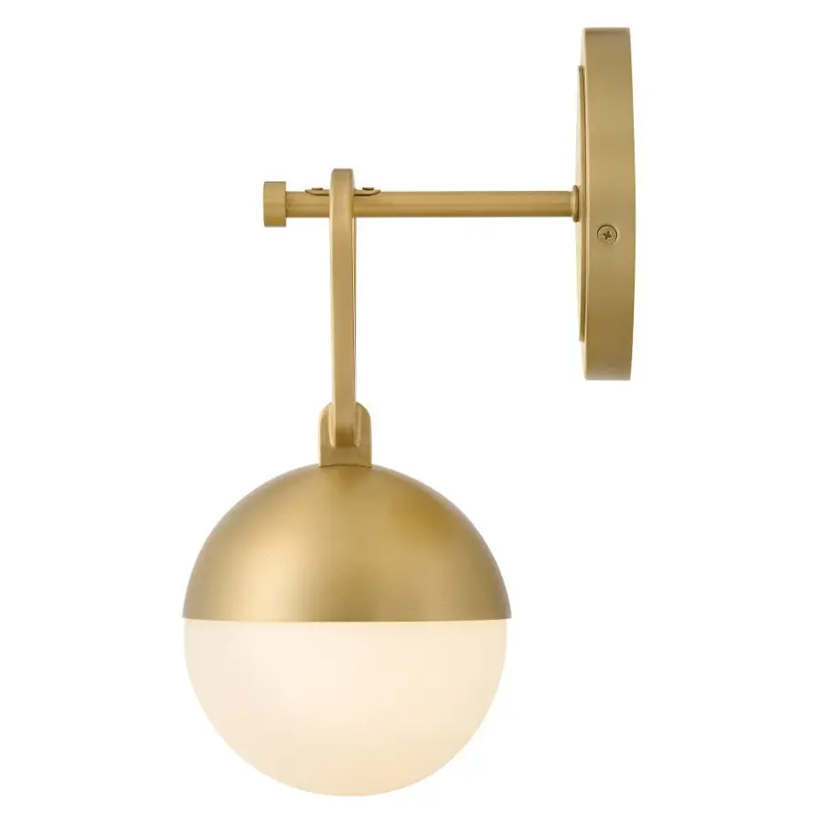 Bowie LED Wall Sconce in Lacquered Brass - Image 5