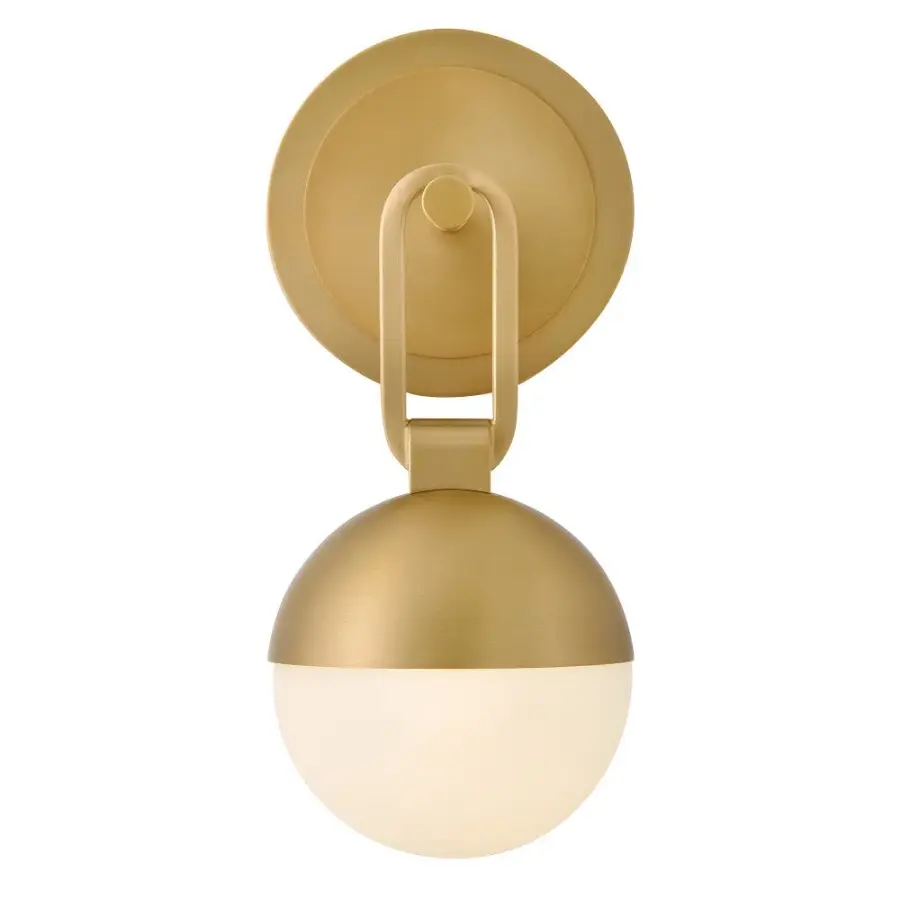 Bowie LED Wall Sconce in Lacquered Brass - Image 6