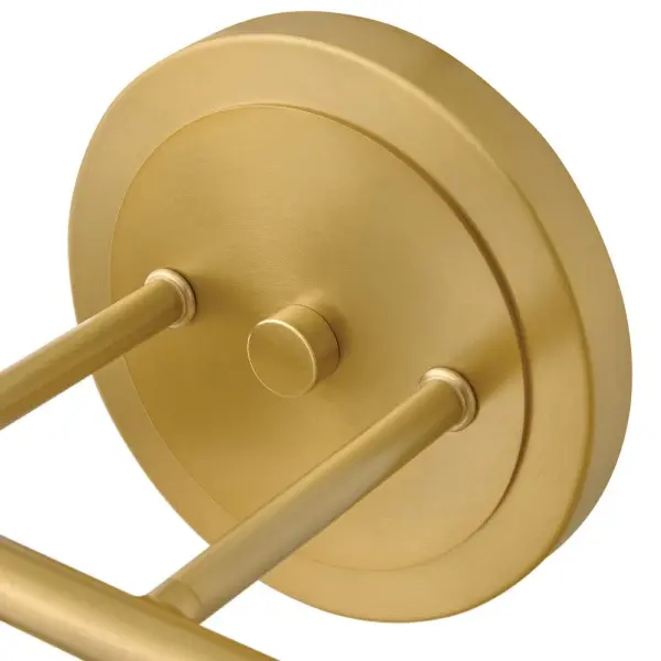 Bowie LED Vanity Light in Lacquered Brass - Image 4