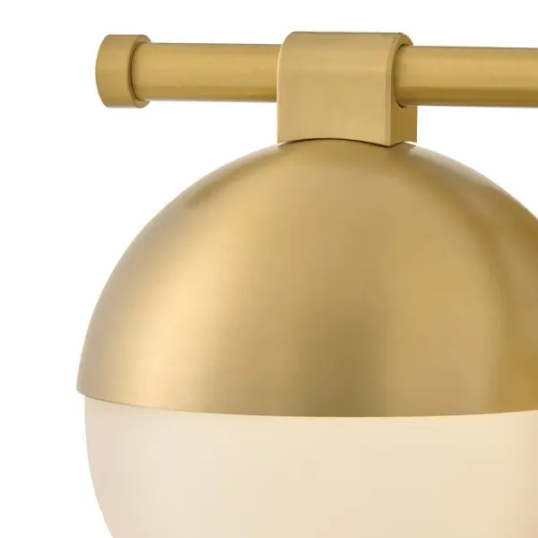 Bowie LED Vanity Light in Lacquered Brass - Image 5