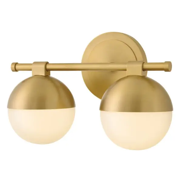 Bowie LED Vanity Light in Lacquered Brass - Image 7