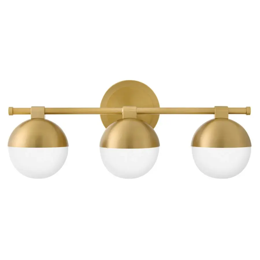 Bowie LED Vanity Light in Lacquered Brass - Image 2
