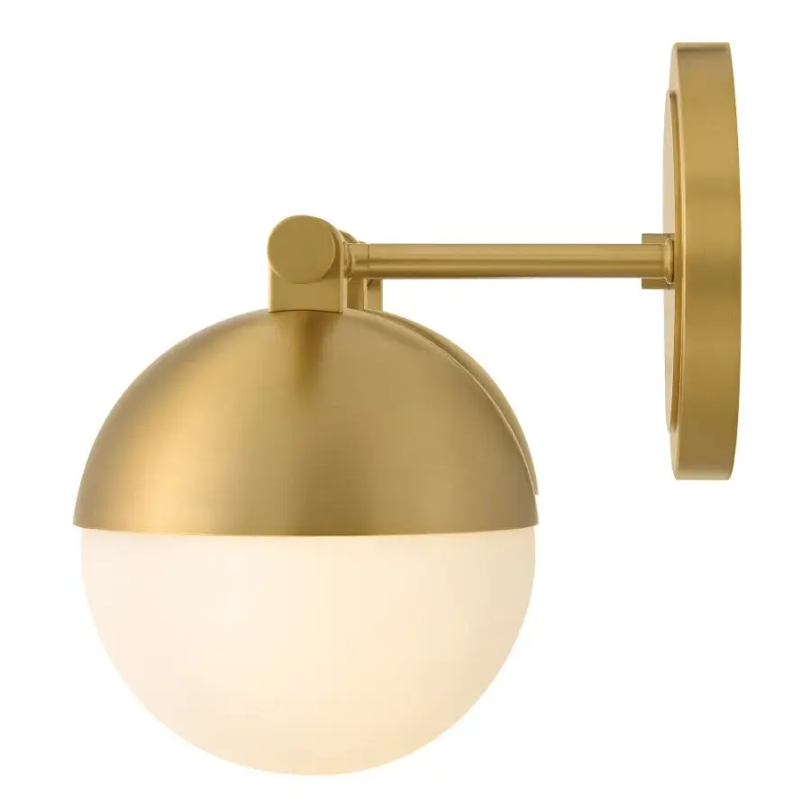 Bowie LED Vanity Light in Lacquered Brass - Image 5