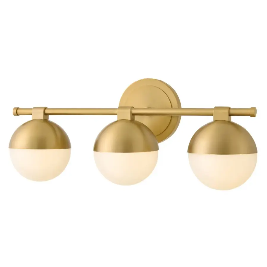 Bowie LED Vanity Light in Lacquered Brass - Image 6