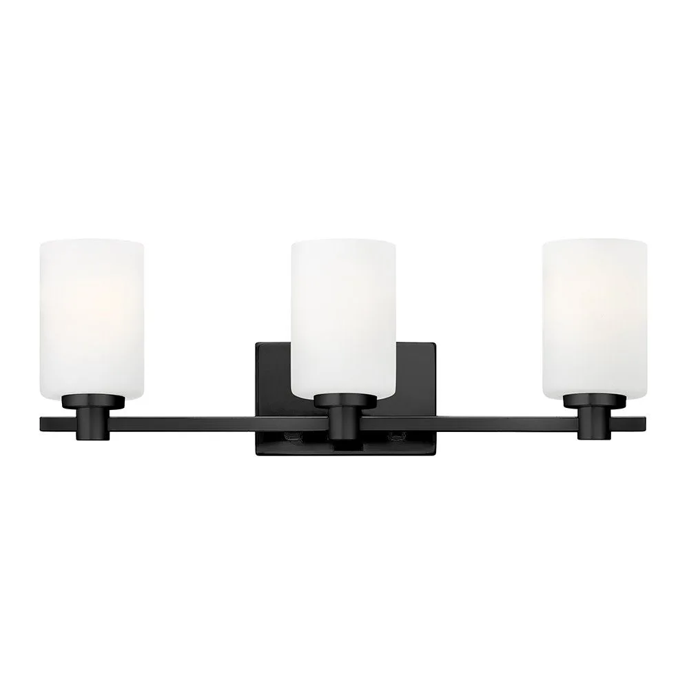 Karlie 3-Light LED Vanity in Black