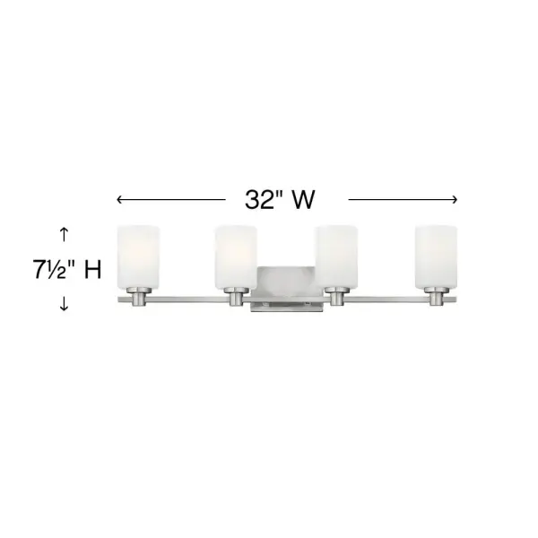 Large Four Light Vanity - Image 2
