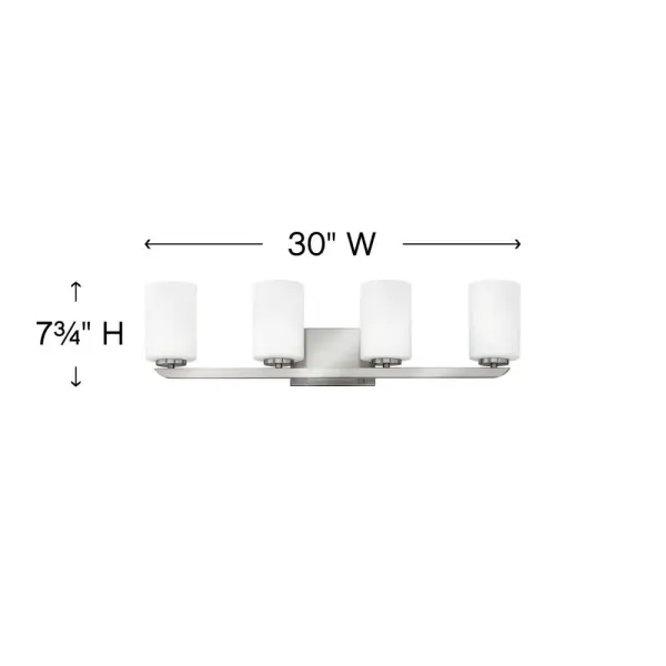 Large Four Light Vanity - Image 2
