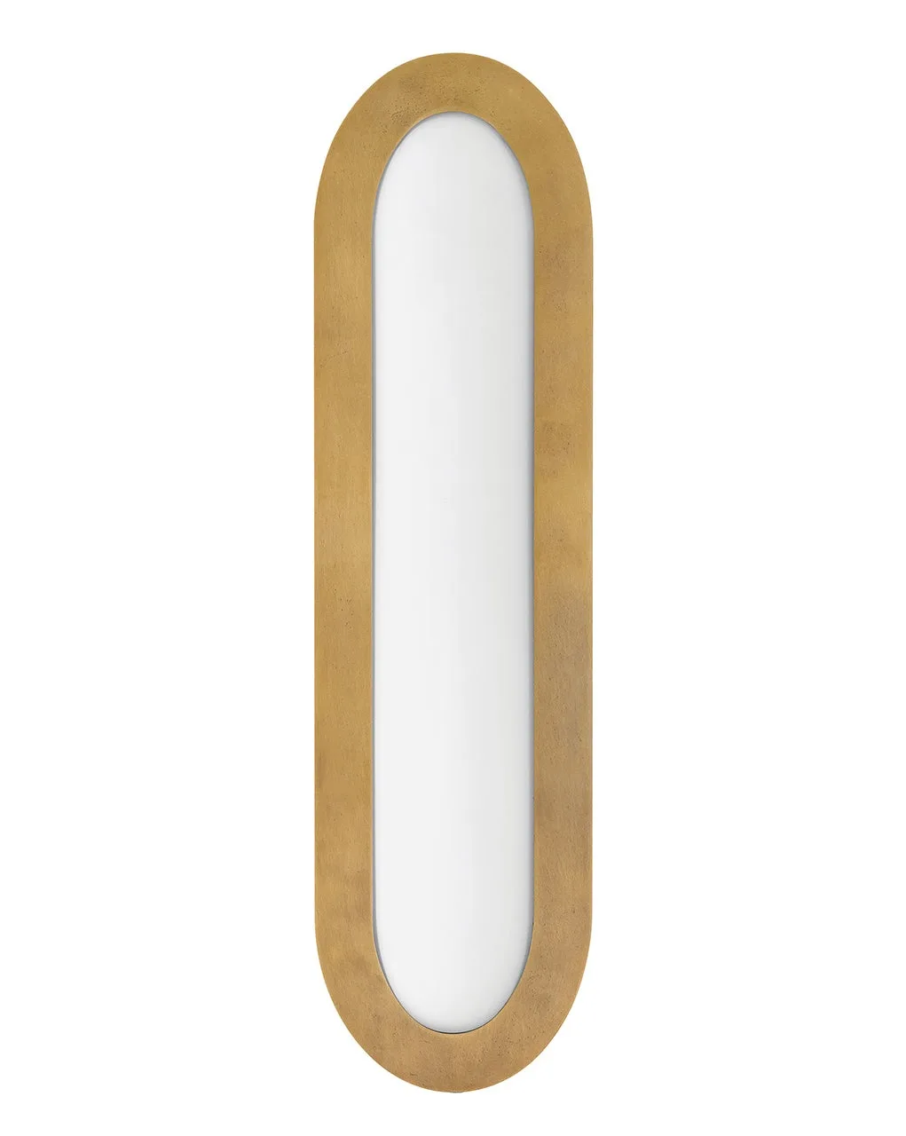 Emme LED Vanity Light in Heritage Brass