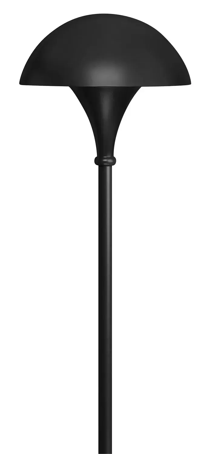 Mushroom LED Path Light in Black