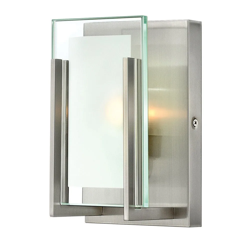 Latitude One Light Vanity in Brushed Nickel