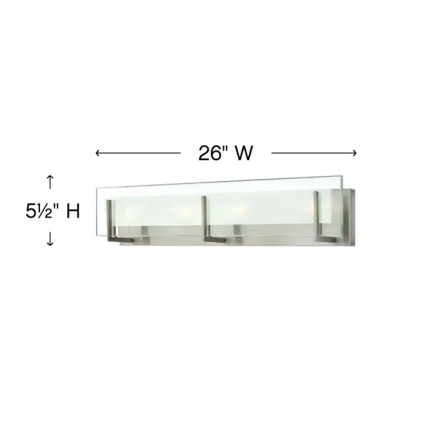 Large Four Light Vanity - Image 2