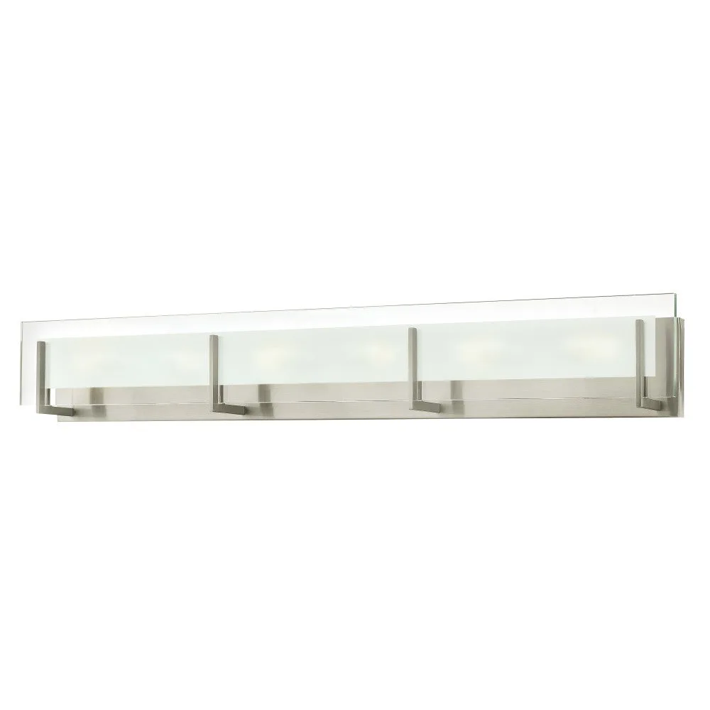 Latitude 6-Light Vanity in Brushed Nickel