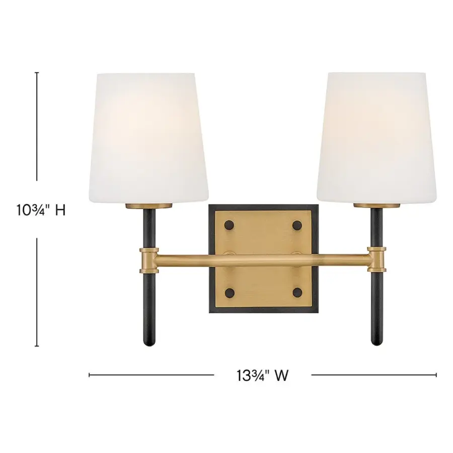 Small Two Light Vanity - Image 2