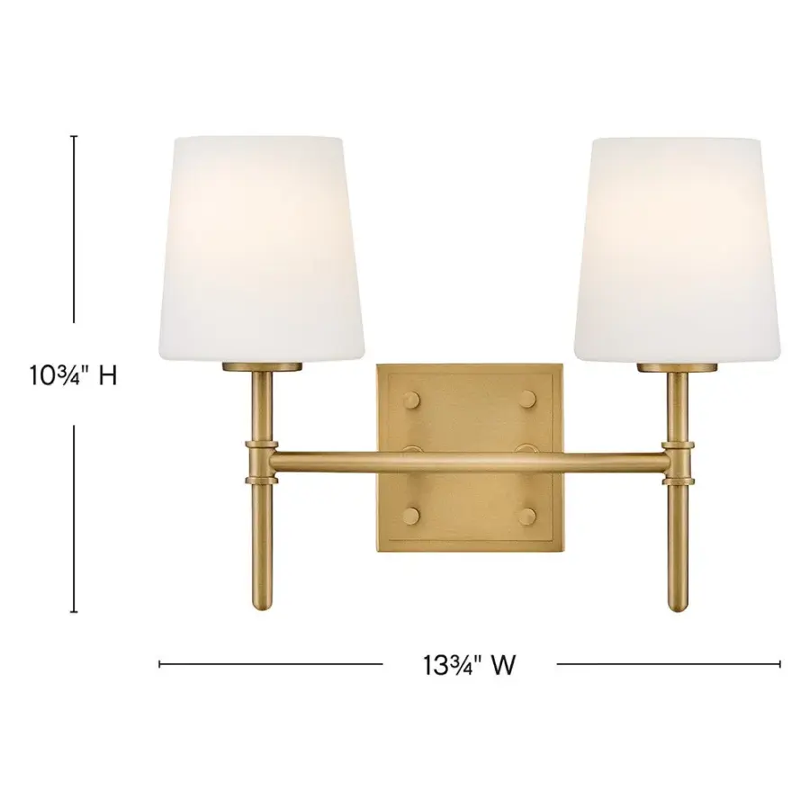 Small Two Light Vanity - Image 2
