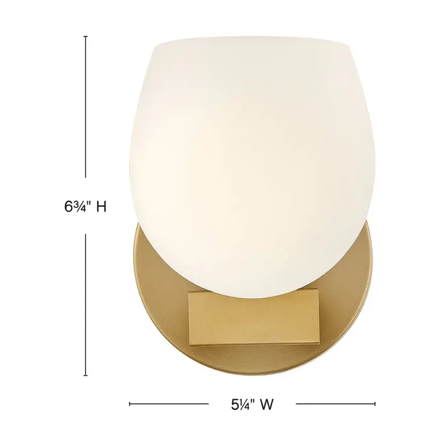 Small Single Light Sconce - Image 2