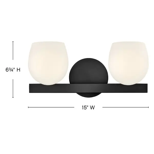 Small Two Light Vanity - Image 2