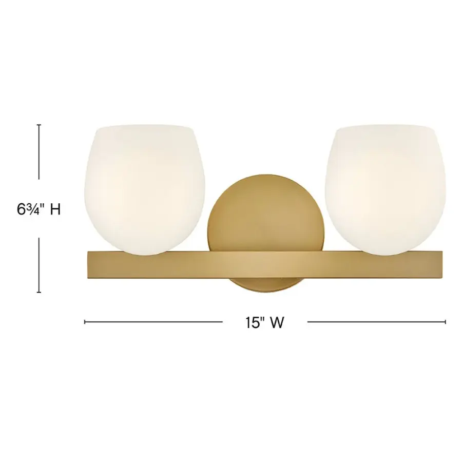Small Two Light Vanity - Image 2