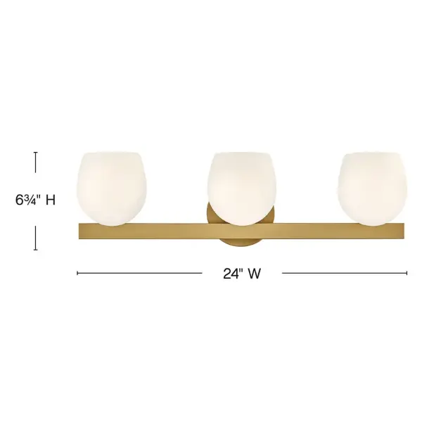 Medium Three Light Vanity - Image 2