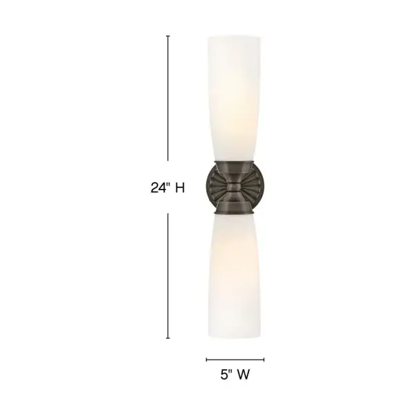 Alexis LED Wall Sconce in Black Oxide - Image 8