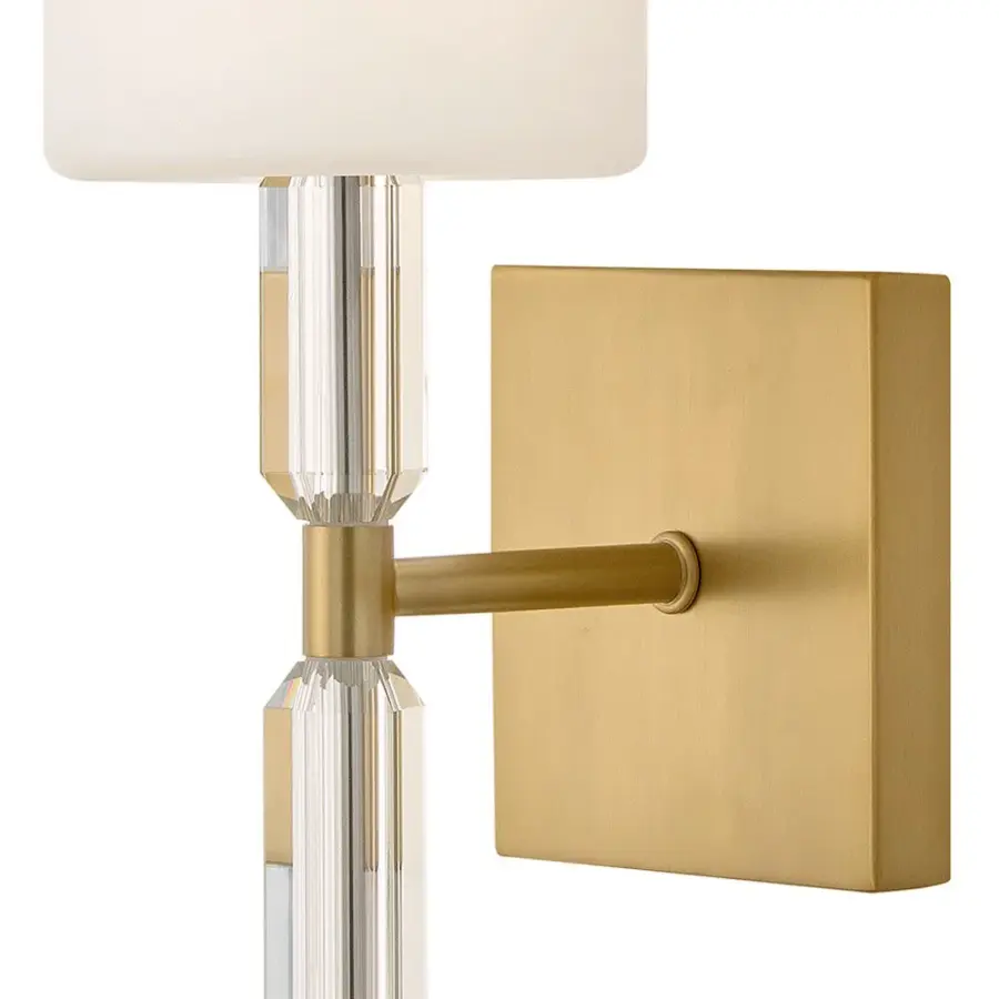 Anika LED Wall Sconce in Lacquered Brass - Image 5