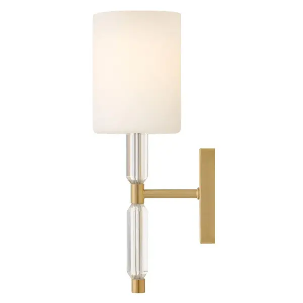 Anika LED Wall Sconce in Lacquered Brass - Image 6