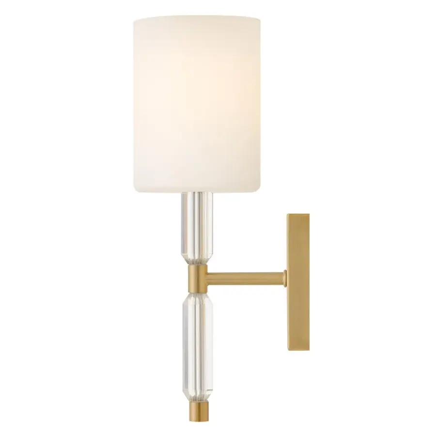 Anika LED Wall Sconce in Lacquered Brass - Image 6