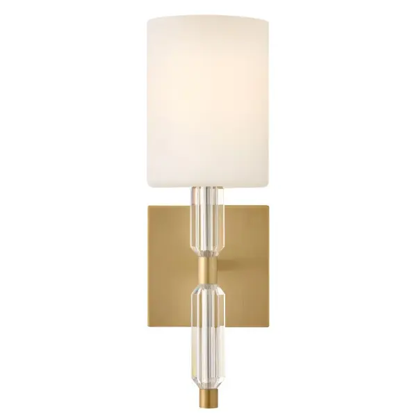 Anika LED Wall Sconce in Lacquered Brass - Image 7
