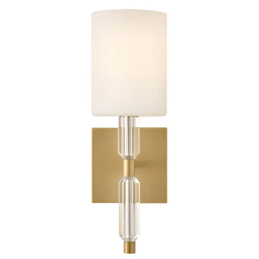 Anika LED Wall Sconce in Lacquered Brass - Image 7