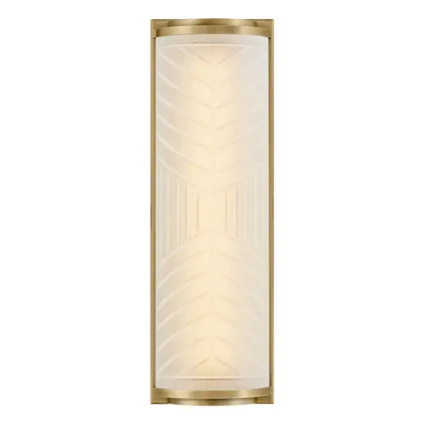 Devon is the perfect balance of style and function. Geometric subtleties paired with the cased opal glass blend transitional and modern elements to make a sleek and unexpected statement. Stepped endcaps on both sides match the square backplate for a dash of industrial appeal. Devon is part of the Lisa McDennon Collection.