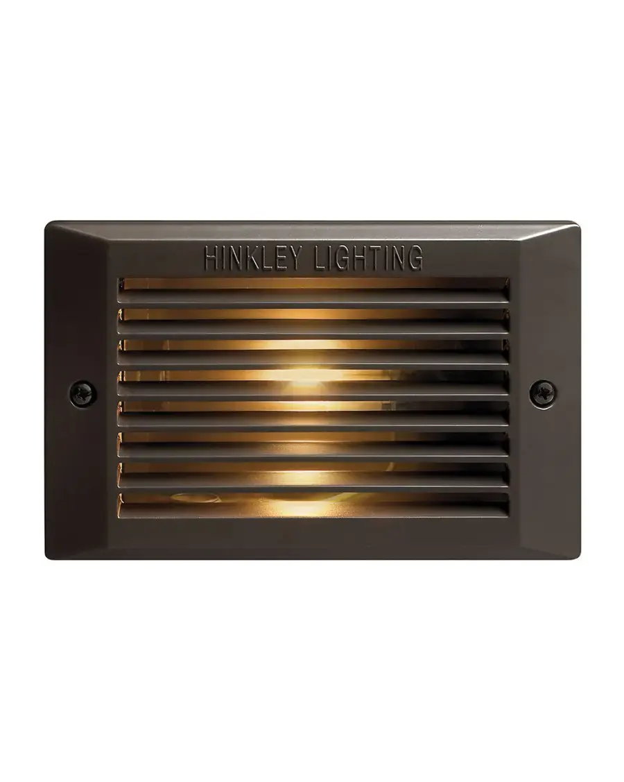 Brick and Step LED Step Light in Bronze