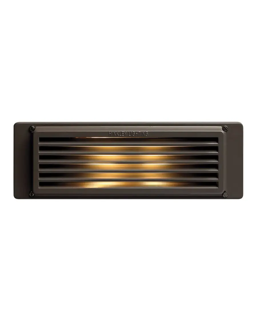 Brick and Step LED Brick Light in Bronze