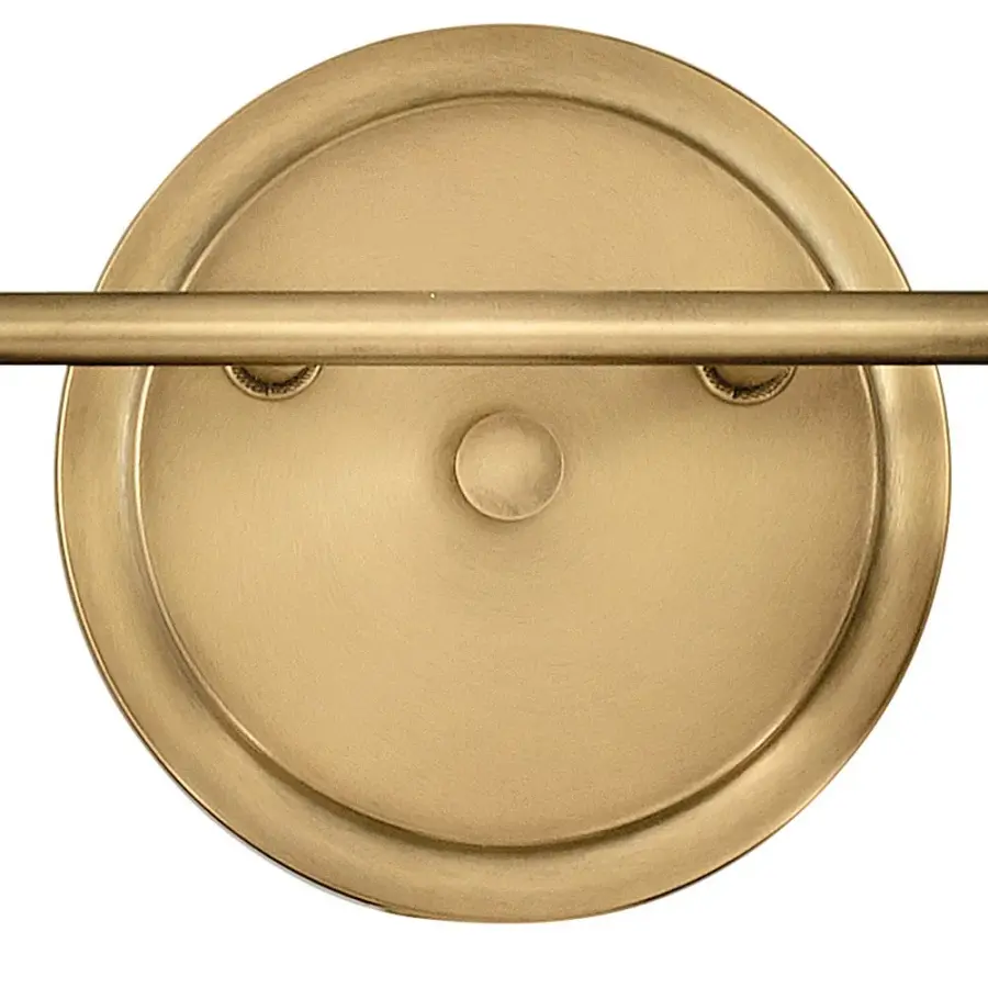 Poppy LED Vanity Light in Heritage Brass - Image 6