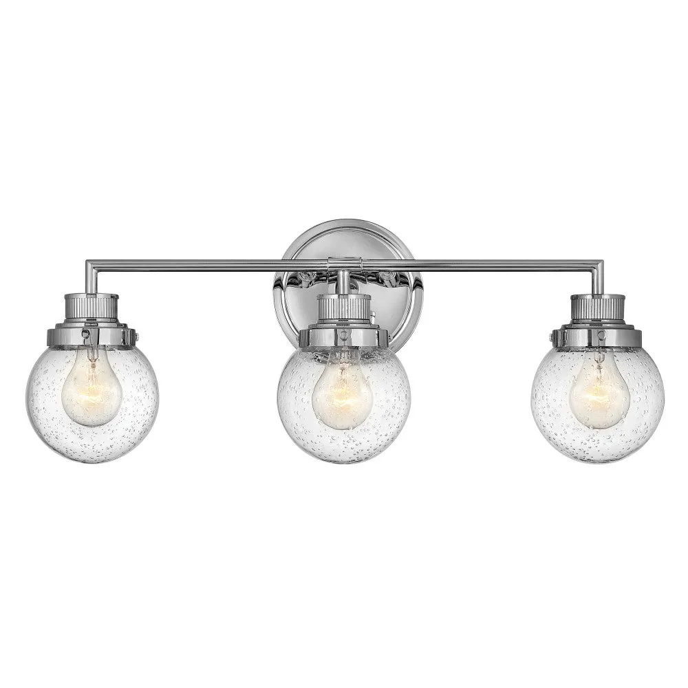 Poppy LED Vanity Light in Chrome