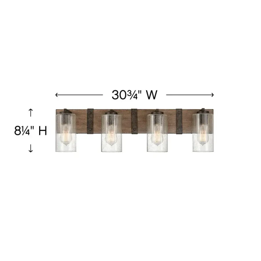 Large Four Light Vanity - Image 2