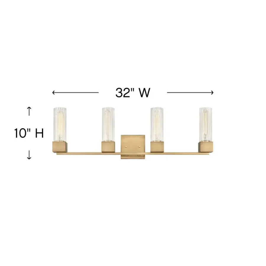 Large Four Light Vanity - Image 2
