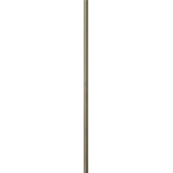 A 12-inch steel extension stem in antique nickel finish that allows for customized hanging heights on compatible pendant fixtures. Durable construction with a classic finish that coordinates with various lighting styles.