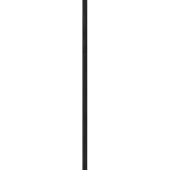 A versatile 12-inch aluminum stem in textured black finish that allows precise height adjustment for pendant fixtures. Lightweight yet durable construction ensures easy installation and long-term reliability.