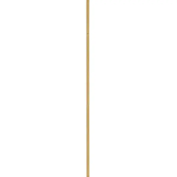 This 12-inch steel stem in satin brass finish provides the perfect solution for adjusting pendant light height. Ideal for rooms with higher ceilings or when additional drop length is needed over islands and tables.