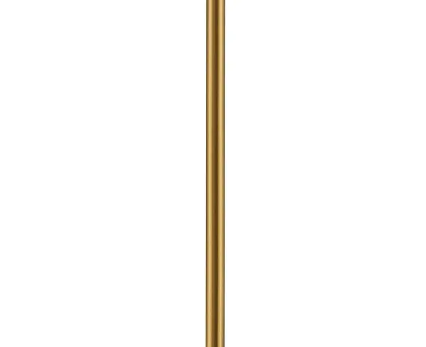 A versatile 12-inch extension stem in warm lacquered brass finish that allows precise height customization for pendant fixtures. Ideal for high ceilings or creating dramatic visual impact in dining and entry spaces.