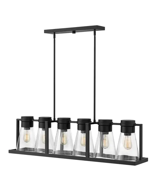 Refinery is a chic interpretation of modern-industrial design. A variety of stylish glass and finish options ensure this pared down style can seamlessly add a dash of retro-modern charm to any space.
