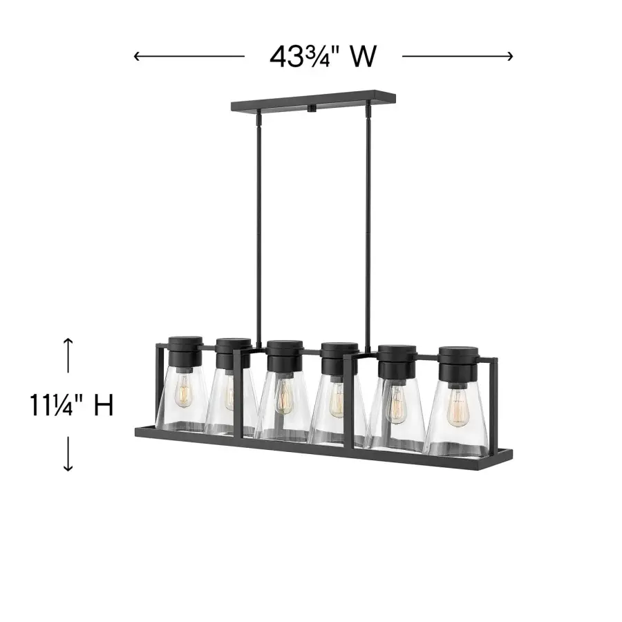 Medium Six Light Linear - Image 2