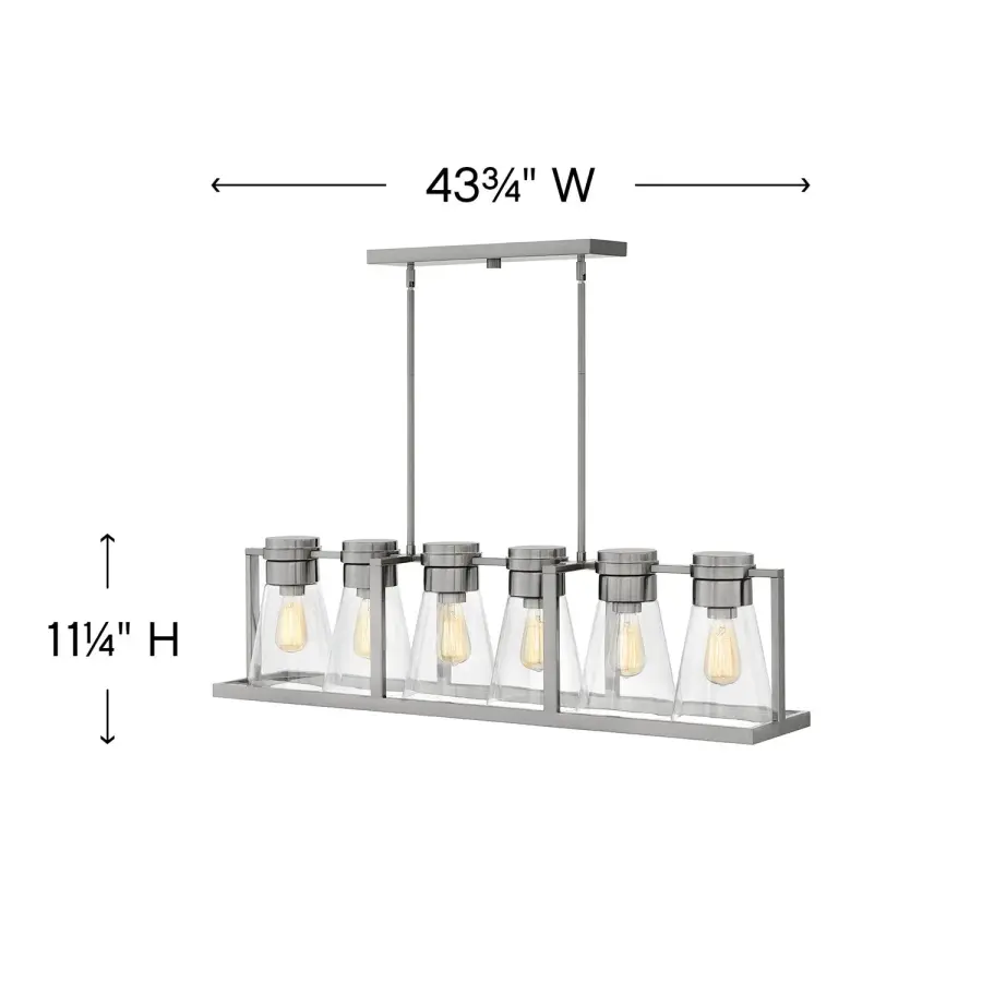 Medium Six Light Linear - Image 5