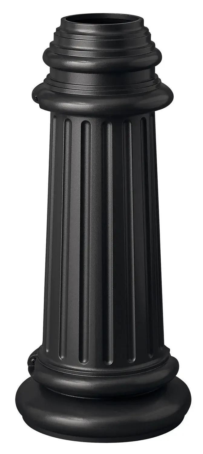 Slip Base Direct Burial Post in Black