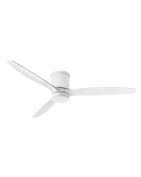 The Hover Flush combines minimalist design with high-performance DC motor technology and integrated warm-dim LED lighting. Its wet rating and flush mount profile make it ideal for both indoor and covered outdoor spaces.