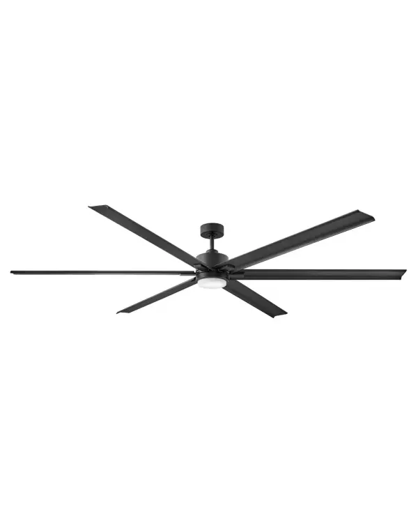 The Indy Maxx delivers commercial-grade performance with 15,069 CFM airflow and smart controls. Its 99-inch blade span and industrial aesthetic make it ideal for great rooms, warehouses, and outdoor covered areas requiring powerful air circulation.