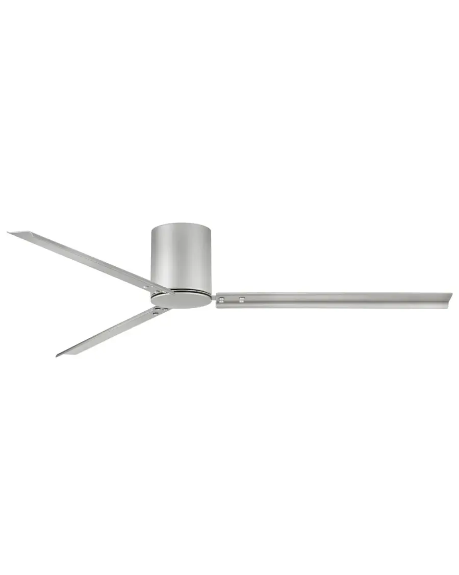 Indy 72" Flush Mount Ceiling Fan in Brushed Nickel