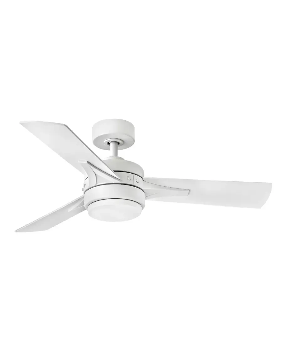 Ventus 44" Ceiling Fan with LED Light in Matte White