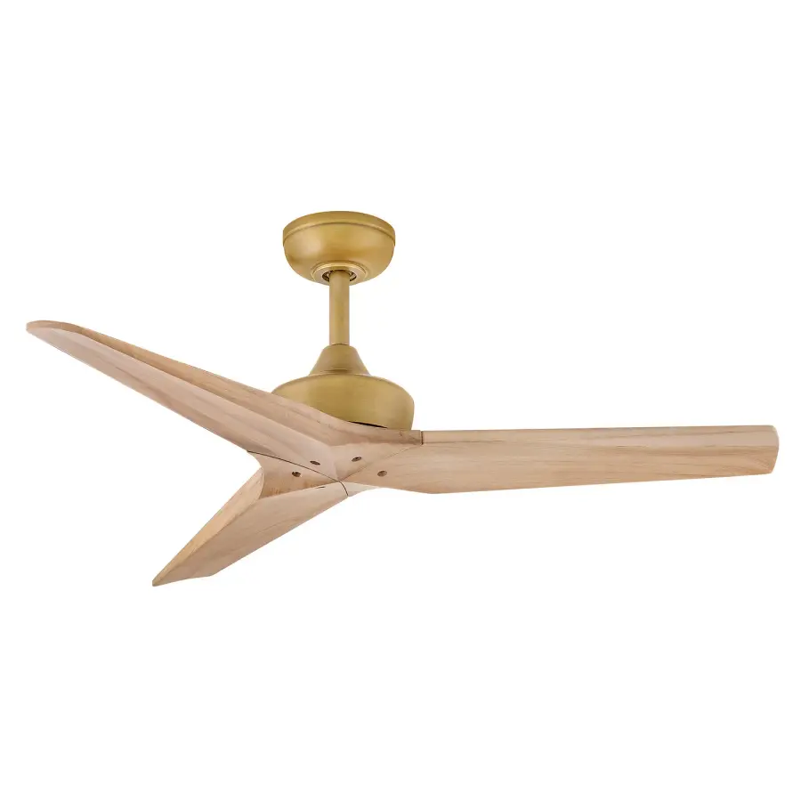 Chisel 44" Smart Ceiling Fan in Heritage Brass