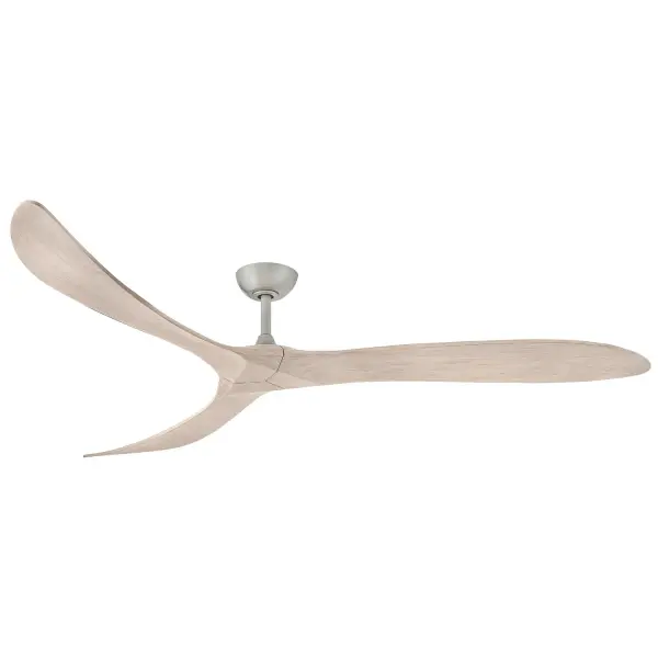 The Swell 80" combines sophisticated contemporary styling with smart home integration and damp-rated durability. Its three bleached ashwood blades deliver exceptional airflow efficiency while the WiFi-enabled HIRO control offers seamless operation.